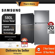 (Delivery for Penang ONLY) Samsung 580L Digital Inverter Twin Door Fridge | RT18M6211SG/ME RT18M6211S9/ME (Refrigerator Peti Ais Peti Sejuk 电冰箱) RT18M
