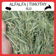 Alfalfa Hay Timothy Hay 1KG 500 Gram 2nd Cut Rabbit / Guinea Pig Jerami Timothy