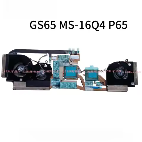 New CPU GPU Cooler Fan Heatsink For MSI GS65 MS-16Q4 P65 Graphics RTX2060 RTX2070 RTX2080 MaxQ 5V 0.