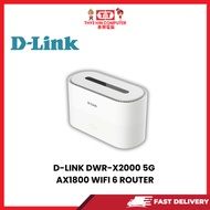 D-LINK DWR-X2000 5G AX1800 WIFI 6 ROUTER WITH 1 GIGABIT WAN/LAN