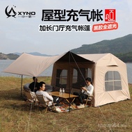 Room Style Sunscreen Tent Tent Camper Equipment Rainproof Camping 3-4-5-8 Two Rooms Outdoor Free Inf