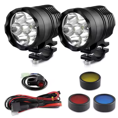 FOR YAMAHA R25 R3 XJR400 XJR1200 XJR1300 FZX 250 T MAX TMAX 500 530 Motorcycle Headlights 12v Headla