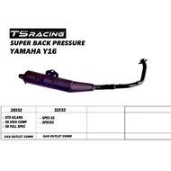 TS Racing Exhaust Y16 Super Back Pressure Racing Pipe