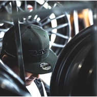 Rays X NE Trucker 9 Fifty (Size M/L) Full Black Baseball Adjustable Snapback(57.7-61.5cm) cap snapba