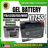 YTZ5S GEL BATTERY KERING YOSHIPOWER FOR LC135 Y15 EX5 DREAM WAVE125 HIGH QUALITY