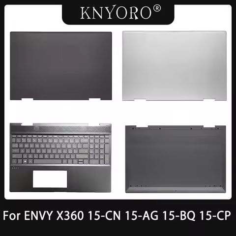 NEW Case for HP ENVY X360 15-CN 15M-CN 15-AG 15-BQ 15-CP TPN-W134 LCD Back Cover Bottom Case Top Hou