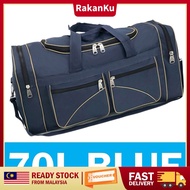 RakanKu MALAYSIA Super Large 70L Large Capacity Travel Duffel Bag Travel Bag Waterproof Sling Baggag