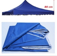 8x8 10x10 Canvas only market canopy / kanvas kanopi / kain kanopi khemah pasar kain penutup khemah kain kanopi biru