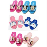 MIT Disney Authorized Mickey Minnie Frozen Doraemon KT Stitch Children Indoor Slippers
