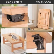 Self-Locking Folding Hinge 0-90-180 Degrees | Folding Table Leg, Wall Mounted Folding Table, Heavy D