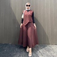 Naomi Vest Set - Women's Blazer Set - Vest Outer Set - Women's Skirt Set - Women's Vest - One Set Sk