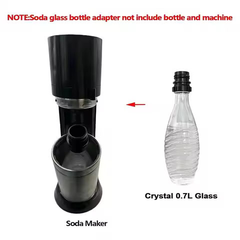 ABWM-Replacement For Sodastream 0.7L Glass Bottle Adapter- Professional,Portable For Soda Machine Pa