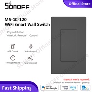 SONOFF SwitchMan M5 Công tắc thông minh trên tường WiFi 120 Loại Công tắc thông minh cơ học eWeLink