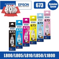 EPSON T673 น้ำหมึกเติมแท้ EPSON L800,L805,L810,L850,L1800 (BK,C,M,Y,LC,LM) (เลือกสีที่ช่องตัวเลือกสินค้า) #หมึกปริ้นเตอร์  #หมึกเครื่องปริ้น hp #หมึกปริ้น   #หมึกสี #ตลับหมึก