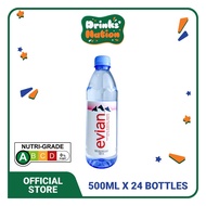 [Wholesale - 24s] Evian Mineral Water (Bottle 500ml)