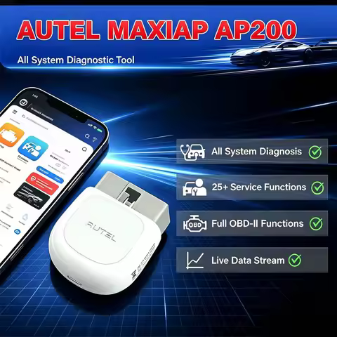 AUTEL MaxiAP AP200 for 19 Service Functions Bluetooth OBD2 for IOS Android for One Free Vehicle Soft