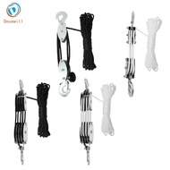 Dovewill Rope Pulley Hoist Metal Wheels Bearing Structure Professional Lifting Heavy Objects Block a