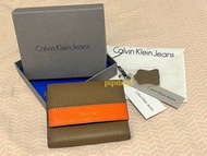 [全數捐動物機構] Calvin Klein Jeans 真皮銀包
