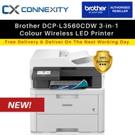 Brother DCP-L3560CDW 3-in-1 Colour Wireless LED Laser Printer Wireless Printer Laser Printer Scanner