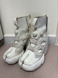 Maison Margiela x Reebok Instapump Fury Boost White High Heel Sneakers