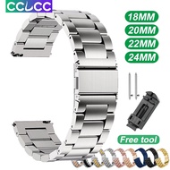 Smart Watch Strap 18mm 20mm 22mm 24mm,watch band fitbit strap/stainless watch Metal Straps for Mens 