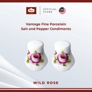Vantage Fine Porcelain Wild Rose Condiments set