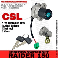 Hot selling WZT Suzuki Raider 150 Anti-Theft Ignition Set with Seat Lock & Keys Motorcycle Acessorie