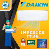 [INSTALLATION] DAIKIN R32 INVERTER SMARTO 1.0HP ~ 2.0HP FTKH with WIFI ADAPTOR [4-5 Days delivery]
