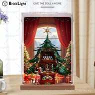 BrickLight™Family Christmas Tree Acrylic Display Box for Lego41843 Building Blocks Transparent Dustp