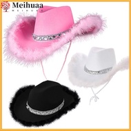 MEIHUAA Cowgirl Hat Funny Fashion Cosplay Costume Party Performance Sequin Cowgirl Hats