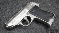 【聯盟軍 生存遊戲專賣店】鋼製 WALTHER PPK/S 4.5mm CO2手槍 不鏽鋼色 附槍盒 / 送鋼珠 免運費