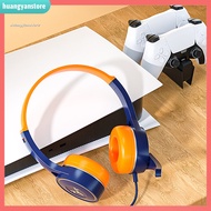 HY SY-G30 Wired Headphone Comfortable Noise Reduction Over-Ear Computer Headphone with Microphone fo