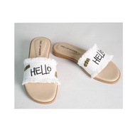 Onelipshoes Sandal Flats Sandal Teplek HelloWanita