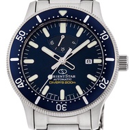 ORIENT STAR Diver 200m Mechanical Sports Watch (Blue-White) - (RE-AU0302L) - Certified with Upgraded Click Spring