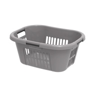 Duramax Oval Laundry Basket 40L (Grey/Off White)