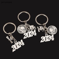 jerrym 2024 Graduation Ceremony Keyring Graduation Cap Graduation Certificate Baccalaureate Gown Badge Keychain Commemoration Keychain SG