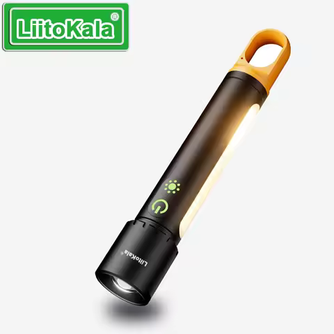 LiitoKala Ultra Bright Core LF-X725 Flashlight 21700 3500mAh Battery Illumination 1500LM 20W 500m Ra