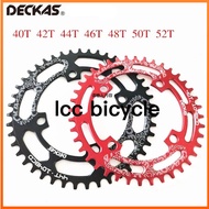 DECKAS 104BCD Round Oval 40T/42T/44T/46T/48T/50T/52T Mountain Bicycle Chainwheel MTB Bike Crankset A