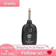 Granty SPYMINNPOO Wireless Guitar  Transmitter Receiver Microphone XLR Zero Loss 24bit 48KHz 2.4GHz 