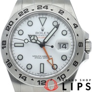 นาฬิกา Rolex Explorer II มือสอง รุ่น 216570 ตัวเรือนสแตนเลสสีขาว ขัดเงา สภาพดีเยี่ยม พร้อมใบรับประกั