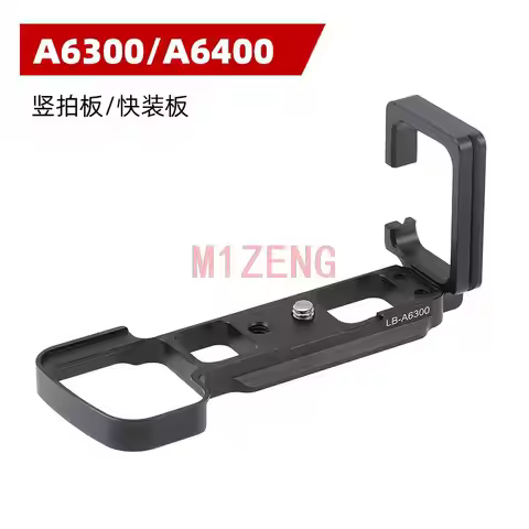 Quick Release L Plate/Bracket Holder hand Grip adapter for Sony Alpha ILCE-6400L ILCE-6400M A6300 A6
