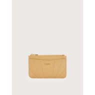 Bonia Medium Brown Liana Card Holder with Keychain