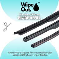 [ BLADE REFILL ] WipeOut UltraBeam Silicone EcoRefill-Technology Wiper Blade Refill