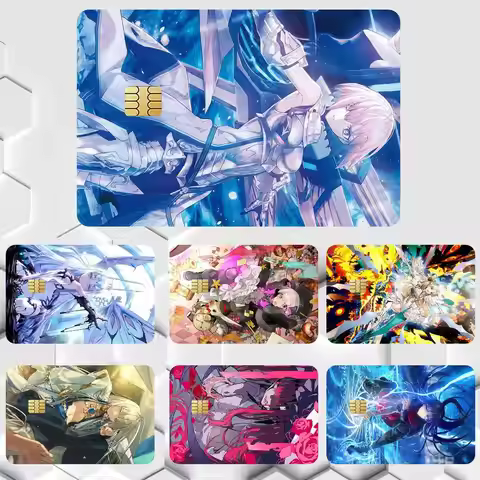 Game FGO Fate Sticker Film Tape Skin for Credit Card Debit Card Waterproof Stickers