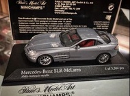 絕版 Minichamps 1/43 Mercedes-Benz SLR McLaren 灰色 1:43