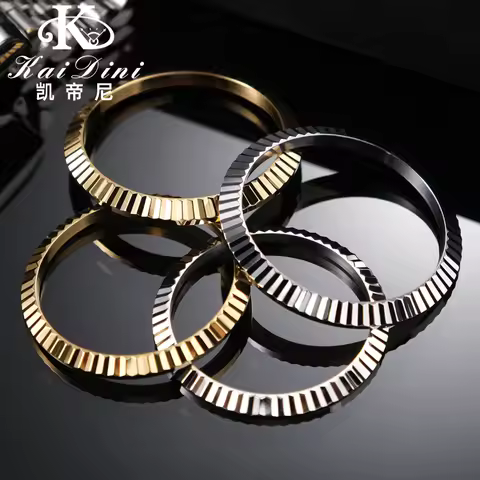 For Rolex DATEJUST 41mm 36mm Fluted Bezel Watch gear ring Stainless Steel 39/35.8m case NH35/36 watc