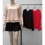 MJ&CO 2343 7a Imported Blouse Top/ Long SleeveWanita