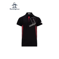 Munsingwear MUNSINGWEAR Golf Clothing Men's Half-Sleeve Polo Shirt Casual Lapel Contrast Color T-Shirt Can Be Customized