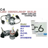 C6 LED Headlight Kit 36W 3800LM LED Headlight Kit H7