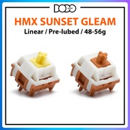 Switch HMX Sunset Gleam 5 PIN Linear 48g 56g keyboard Switch Switch HMX Sunset Gleam DoDo Gear